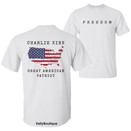 Lengends Never Die Charlie Kirk Freedom T-shirt